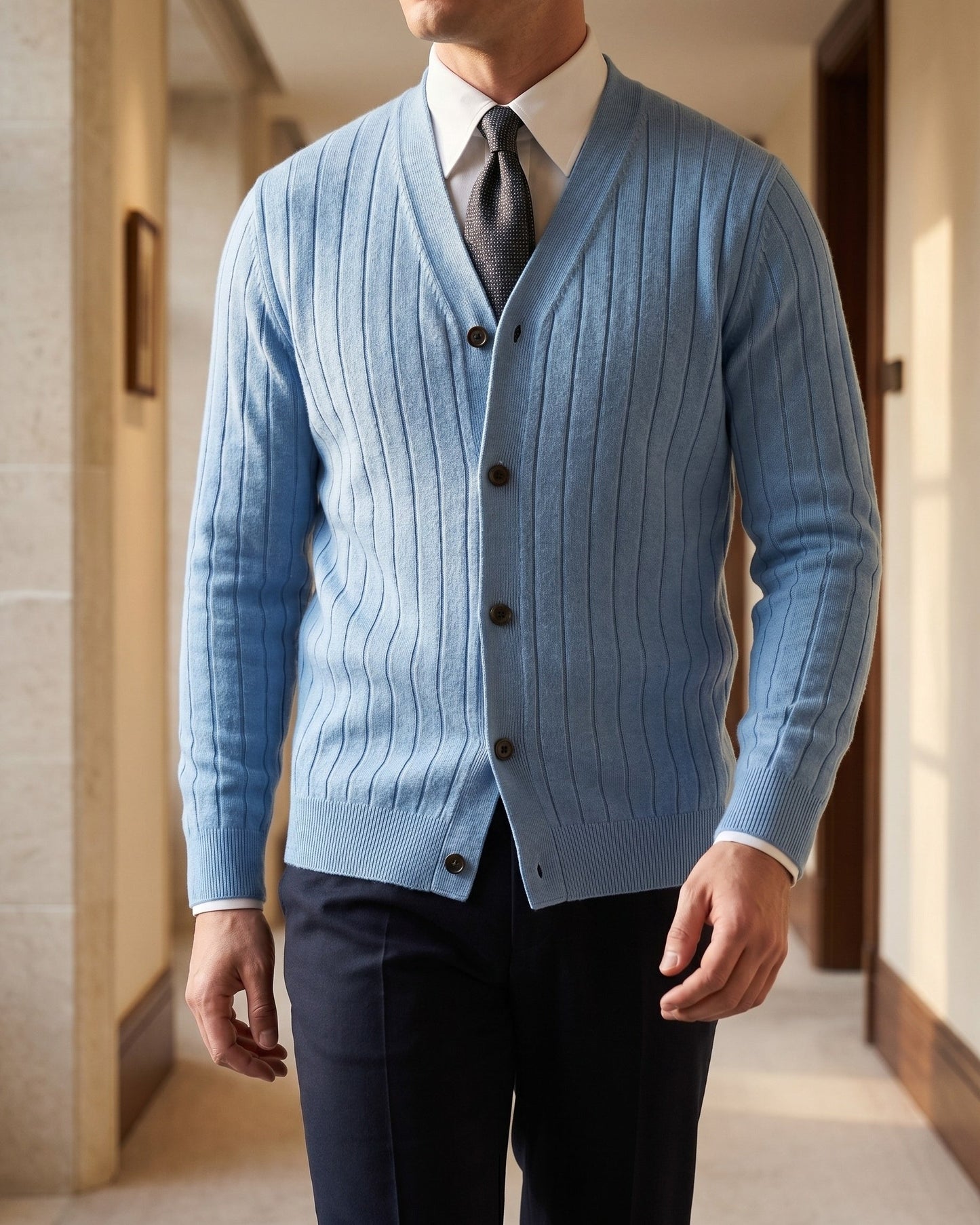 Salvatore Cotton Blend Cardigan